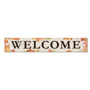 My Word, Welcome With Fall Leaves Above Board