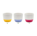 Napco, Large 2 Tone Matte Cache Pot, Assorted & Sold Separately