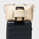 Faux Neoprene Weekender Bag - Cream