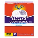 Hefty Strong Tall Kitchen Drawstring Bags, 13 Gal, 0.9 Mil, 34" X 48", White, 90/Box - RFPE84574CT