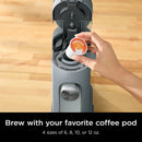 Single-Serve Coffee Maker - Steam Gray