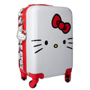 Hardside Carry On Spinner Suitcase - Red/White