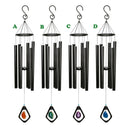 Alpine, Wind Chime, Ebony w/ Agate Stone, Sold Individually, 41"