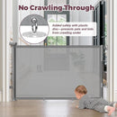Retractable Baby Gate - Gray
