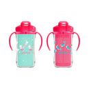 10 fl oz Insulated Straw Cup - Pink - 2pk
