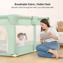 74"x50 Baby Playpen - Dark Green