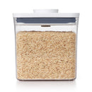 POP 2.8qt Plastic Big Square Airtight Food Storage Container Clear