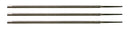 Crescent Nicholson 8 in. L X 3/16 in. W High Carbon Steel File 3 pc