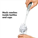 Bottle Brush Set with Nipple Cleaner and Stand - Gray