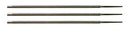 Crescent Nicholson 8 in. L High Carbon Steel Knurl Cut Chain Saw File 3 pc
