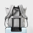 Faux Neoprene Backpack - Heather Gray