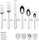 18/10 Stainless Steel Flatware Set - Silver