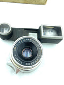 USED Leica Summaron-M 35mm f/2.8 (with goggles and box. has haze and oil on blades)