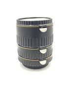 USED Vivitar Extension Tubes (13mm, 20mm, 36mm) for Minolta AF/Sony A