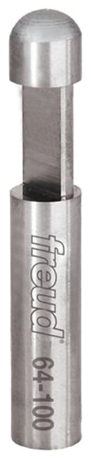 Freud 64-100 Router Bit, 1/4 in Dia Cutter, 1-1/2 in OAL, 1/4 in Dia Shank, 2-Cutter, Carbide