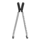 2-in-1 Detachable Grater - Silver & Black