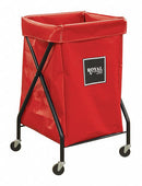 Royal Basket 1-Compartment X-Frame Laundry Cart, 150 lb. Capacity, 22" L X 20" W X 35-1/2" H - G06-RRX-XFA-3ONN