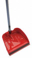 Tough Guy Long Handled Dust Pan, Dust Pan, Long Handled/Lobby, Plastic, 13-3/4" Overall Dust Pan Width - 22F186