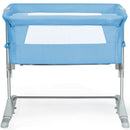 Travel Portable Baby Bed Side Sleeper Bassinet Crib With Carrying Bag-Blue