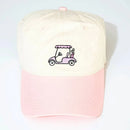Adjustable Cotton Baseball Hat - Purple/Pink