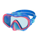 Speedo Junior Wave Watcher Tie Dye Mask - Coral/Blue