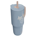 40oz Vacuum Insulated Tumbler with Silicone Straw - Blue