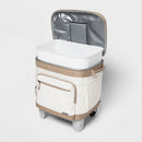 Soft Sided 26qt Roller Cooler - Tan