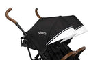 PowerGlyde Plus Side By Side Double Stroller - Black - Jeep