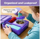 Insulated Bento Lunch Box with Leakproof Thermos - Plum