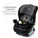 Poplar Slim with ClickTight Technology Convertible Car Seat - Black