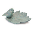 Melrose International, Leaf W/Birds, Resin, 3.75"