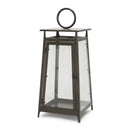 Melrose International, Lantern, Metal/Glass, 20.75"