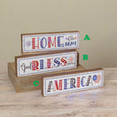 Gerson, Americana Wooden B/O Wooden Block, Assorted and Sold Separately
