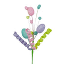 Liberty Floral, Eggs & Foam Curly Pick, 19"