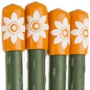 Thriving Design, Stake Safety Caps, 12 ct, Tangerine