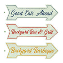 Transpac, Backyard Arrow Metal Decor, Assorted & Sold Separately