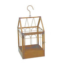 Transpac, Geometric Metal Hanging Bird Feeder, Large