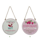 Transpac, Strawberry Market Hanging Decor, Assorted & Sold Separately