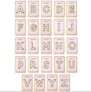Simply Southern, White Initial Patches, Assorted & Sold Separately
