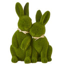 Raz, Moss Rabbit Couple, 11"
