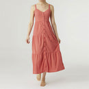 Coco + Carmen, Gauze Button Front Dress, Coral
