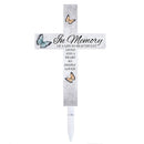 Carson, In Memory Solar Cross Stake