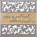 Carson, Love is Patient Cutout Sitter