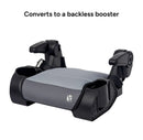 Koa Slim High Back Booster Car Seat with Side Sun Visors and Latch