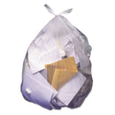 Heritage High-Density Waste Can Liners, 56 Gal, 14 Microns, 43" X 46", Natural, 200/Carton - HERV8646HNR01