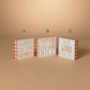 Gerson, Engraved Harvest Wooden Block, White, Assorted & Sold Separately