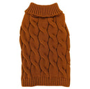 Fashion Pet, Twisted Cable Sweater, Caramel