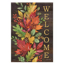 Carson, Welcome Fall Leaves Garden Flag