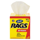Scott Rags In A Box, Pop-Up Box, 10 X 12, White, 200/Box - KCC75260