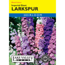 Lake Valley, Larkspur Imperial Giant, Mixed Colors